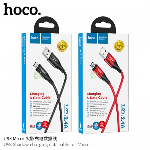 U93 Shadow Charging Data Cable For Micro